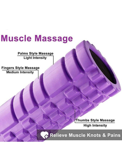 Massage Roller, Small. Durable hollow core construction Perfect for muscle recovery Multi ribbed contact points Length Approx 28cm x Diameter 10cm