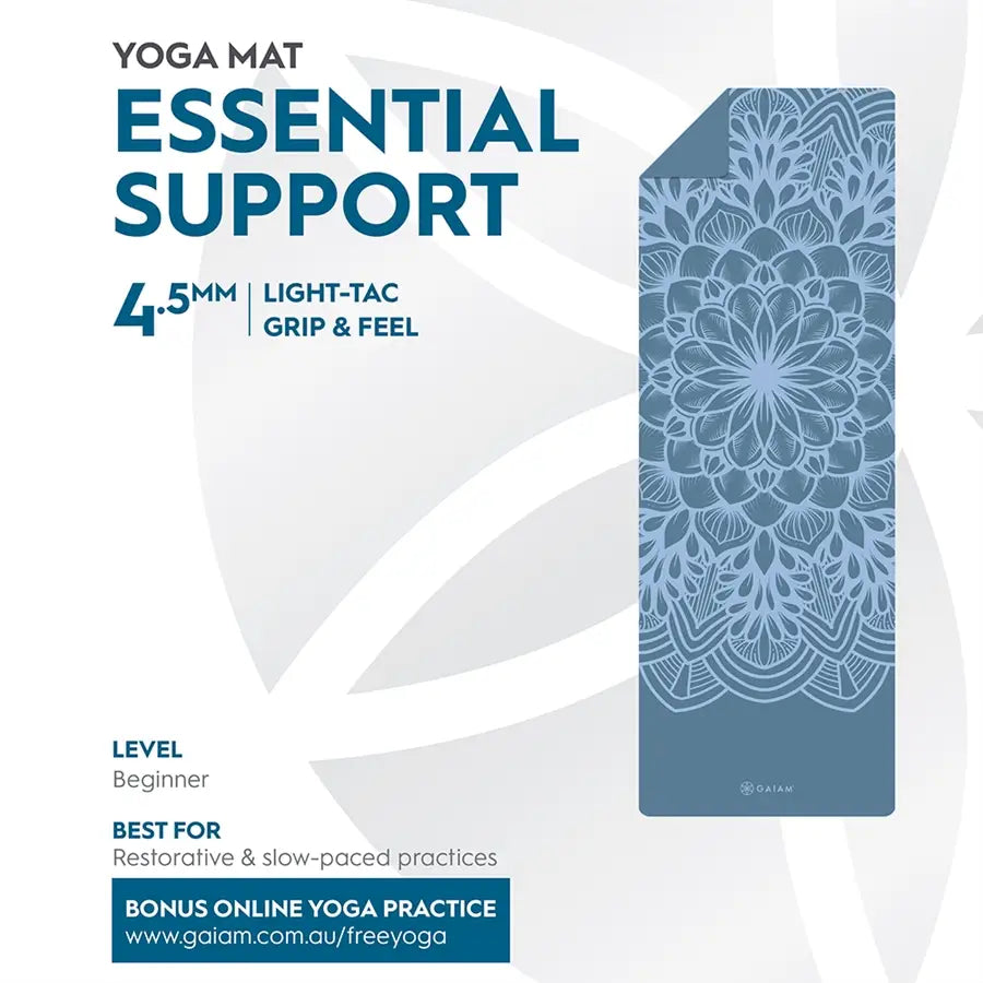 Gaiam Performance Essential Support 4.5mm Yoga Mat