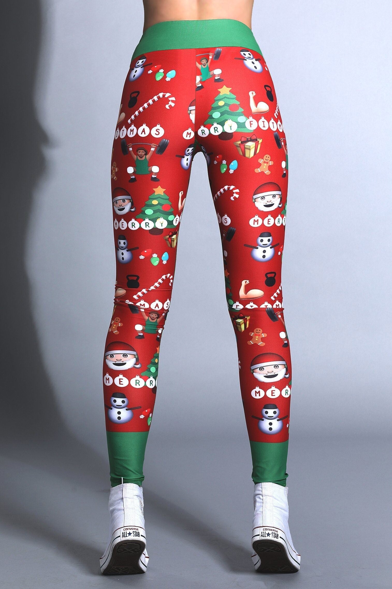 Christmas athletic clearance leggings