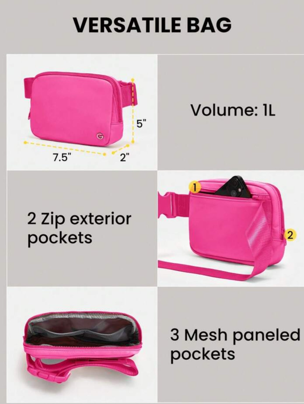 Ladies Sling Body, Bum Bag