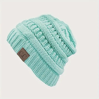 Pony Tail Beanies.. Assorted Colours.