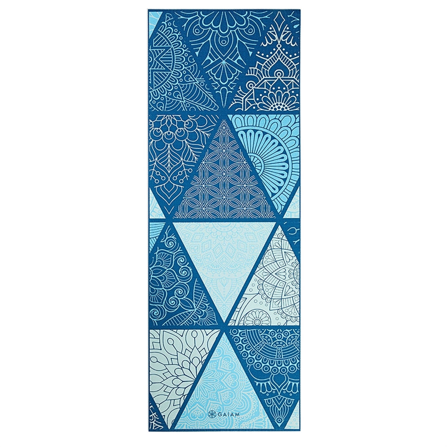 Gaiam Premium Support Sea Glass 6mm Yoga Mat